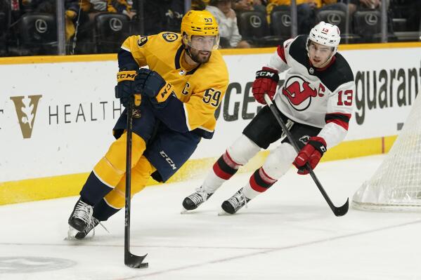 Josi s goal assist lead Predators over Devils 4 2 AP News